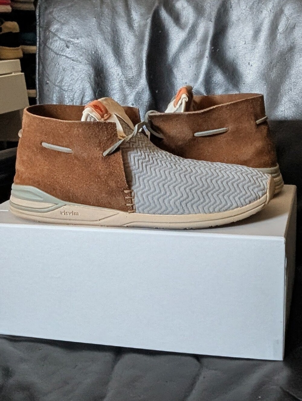 Visvim Huron Moc-Folk - Grey